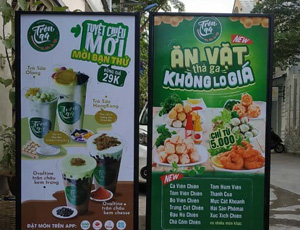 STANDEE KHUNG SẮT