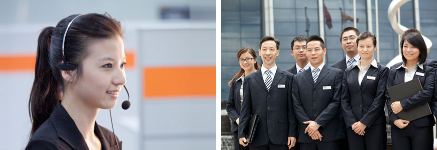 After Sales Service Team.