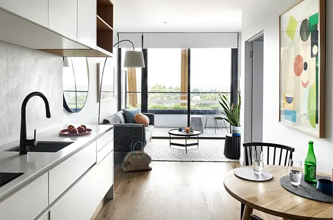 Melbourne Ivanhoe Apartment Kitchen Project 248 Units by OPPEIN