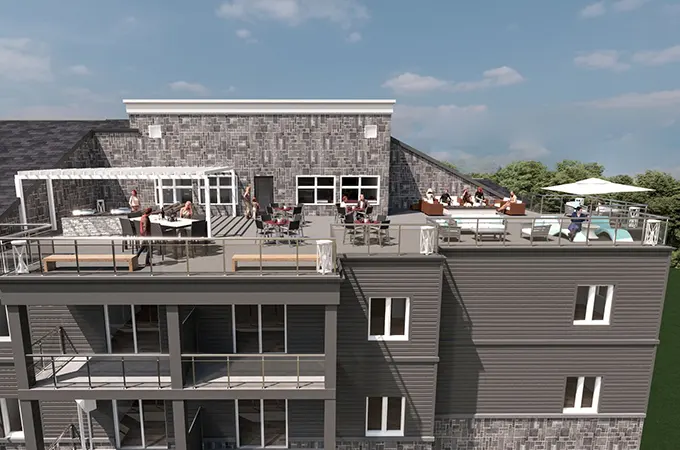 Double Shaker Cabinet Project for 847 Development in Canada