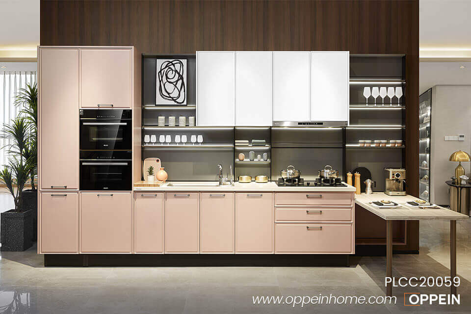 Modern Minimalist Fitted Kitchen Cabinet PLCC20059