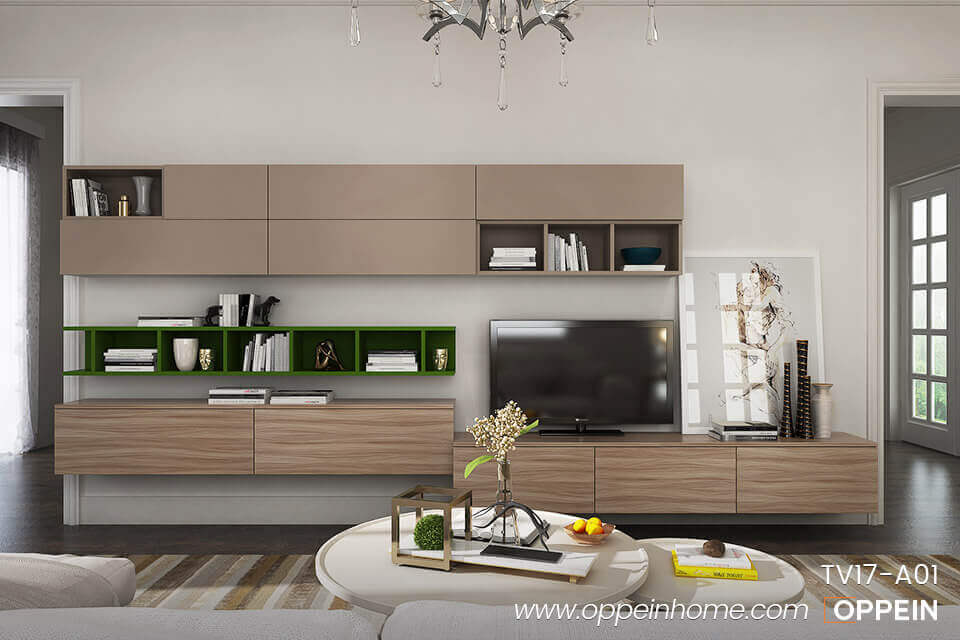 Modern Gray Wall TV Stand Design TV17-A01