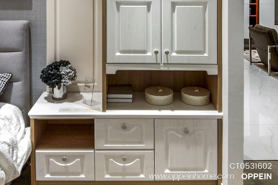 Traditional Style White Tall Nightstands CT0531602