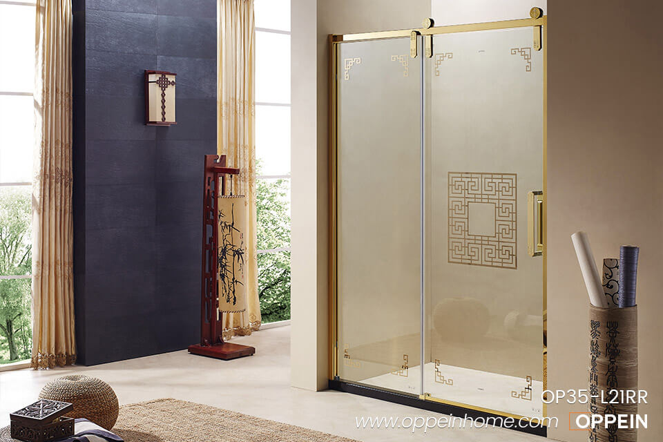 The Flourishing Age Series Bathroom Glass Shower Room OP35-L21RR