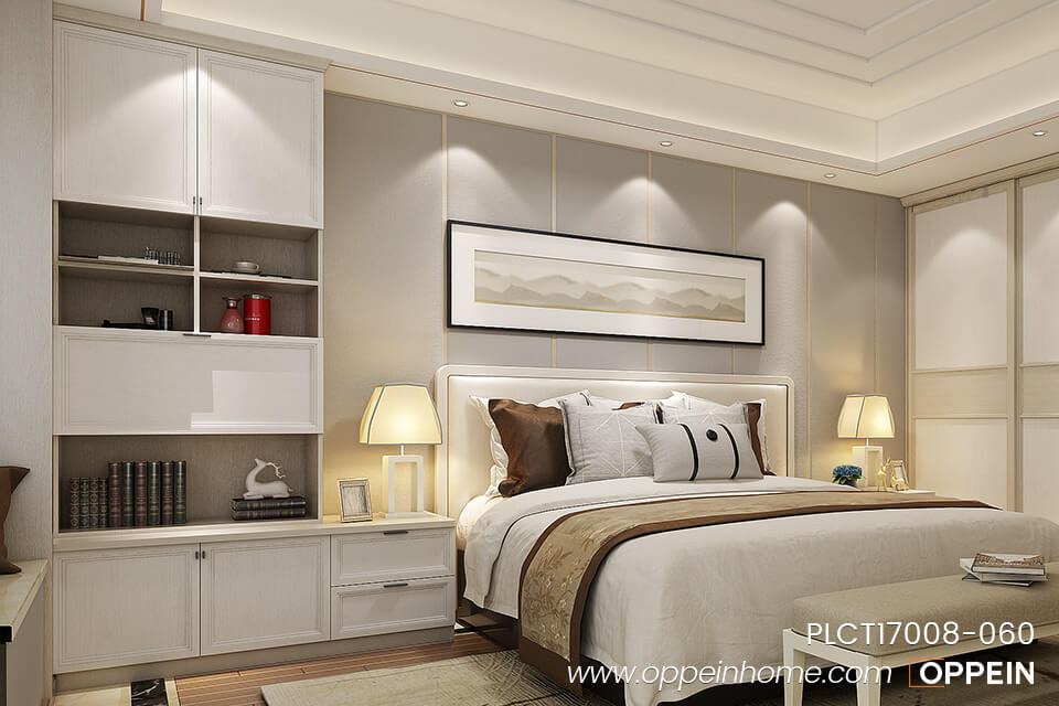 White Colour Floor To Ceiling BedsideTable PLCT17008-060