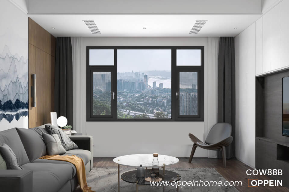 New Design Aluminium Windows COW88B