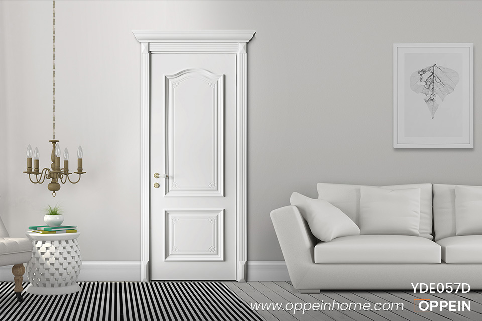 Modern White Interior Door - YDE057D