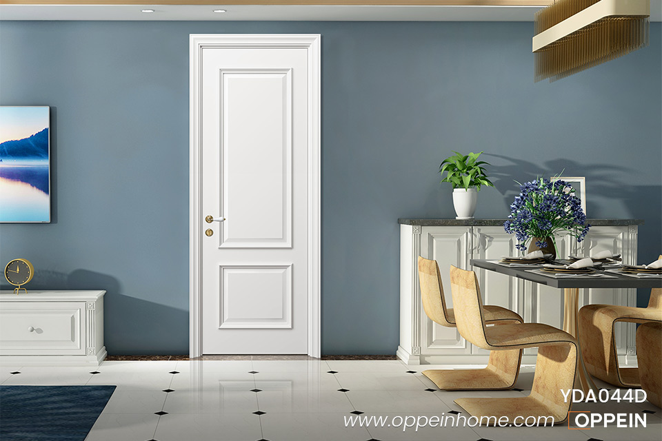 Custom Modern White Interior Door - YDA044D