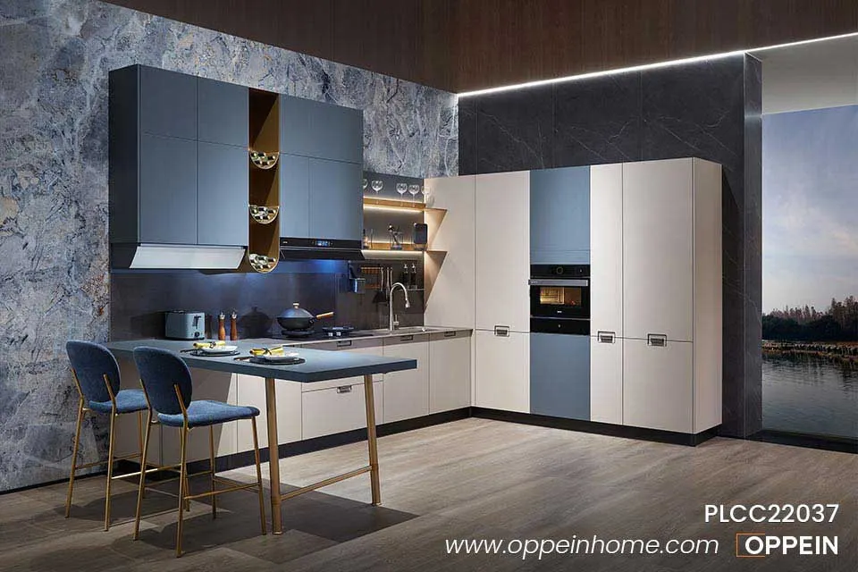 Modern Melamine Blue Kitchen Cupboard for Sale - STARTO