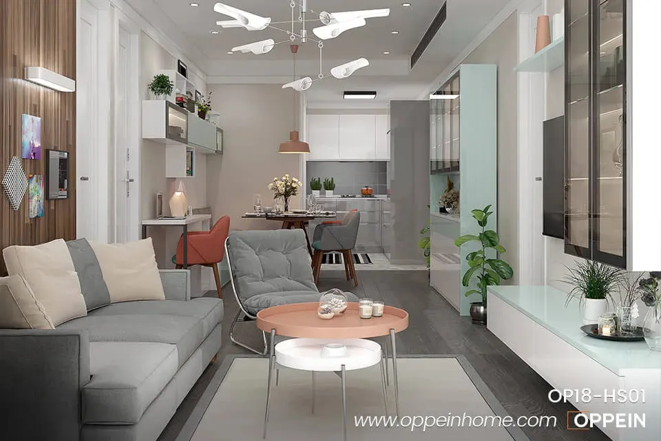 Contemporary Apartment with Warm Design OP18-HS01