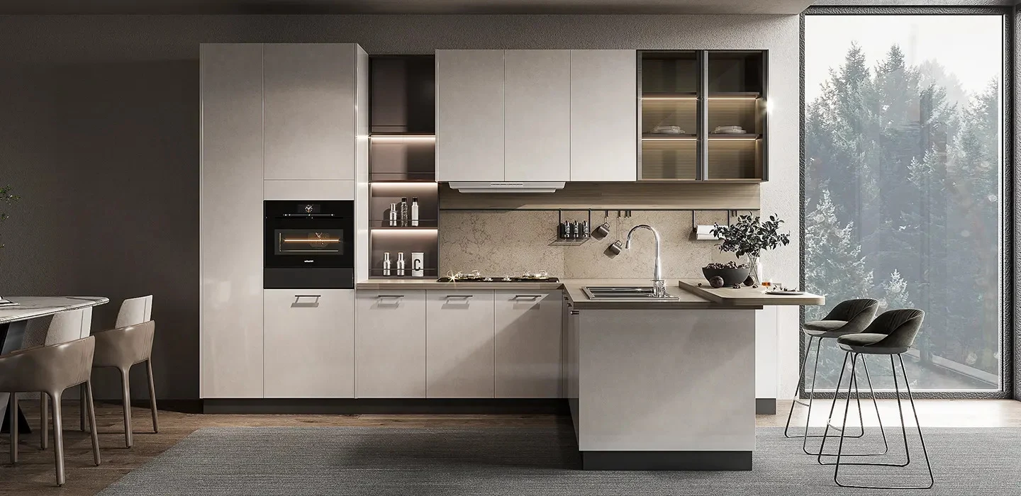 luxury-frameless-flat-panel-kitchen-cabinet-design-2