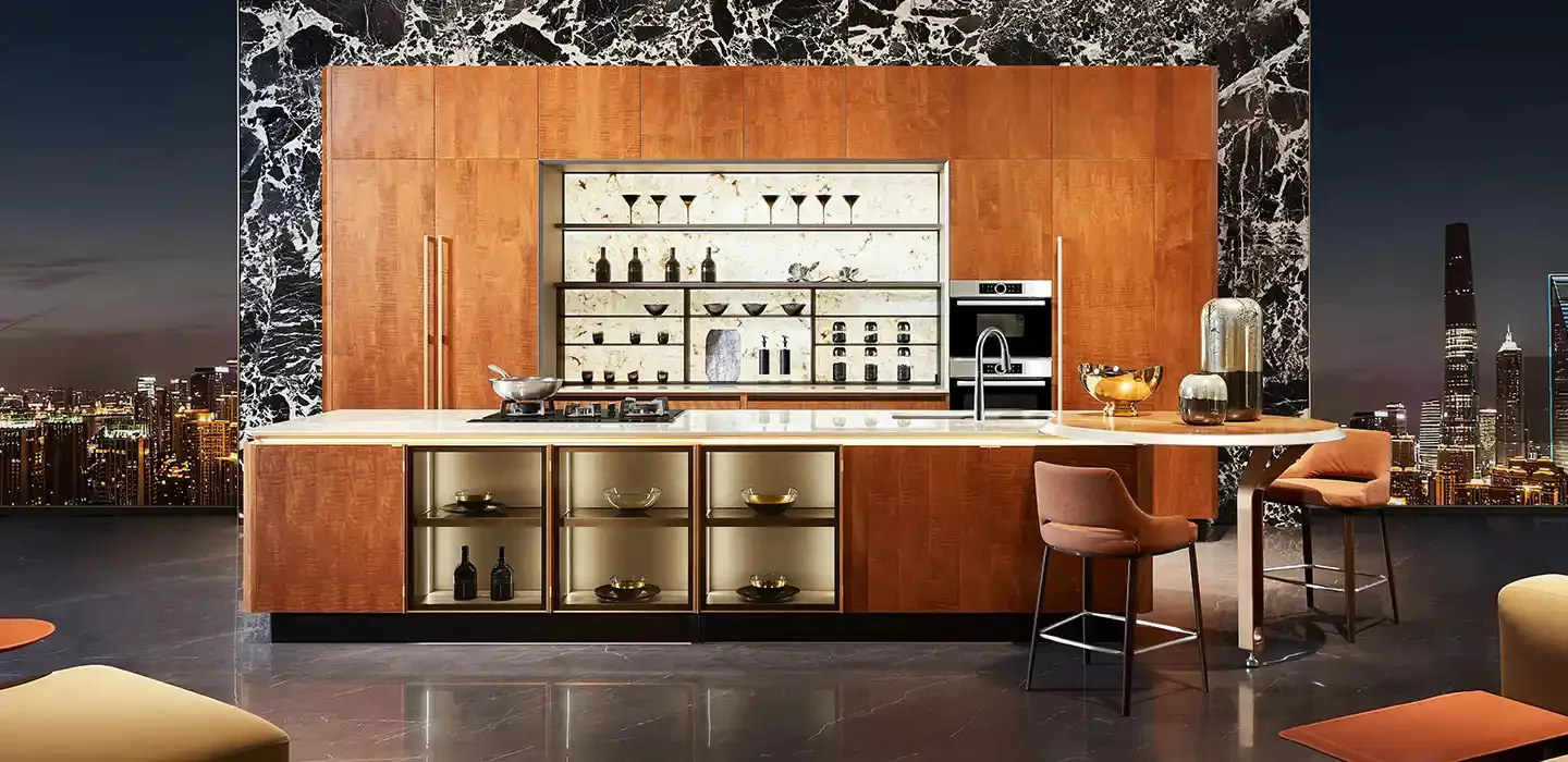retro-custom-luxury-veneer-kitchen-cabinet-design-2