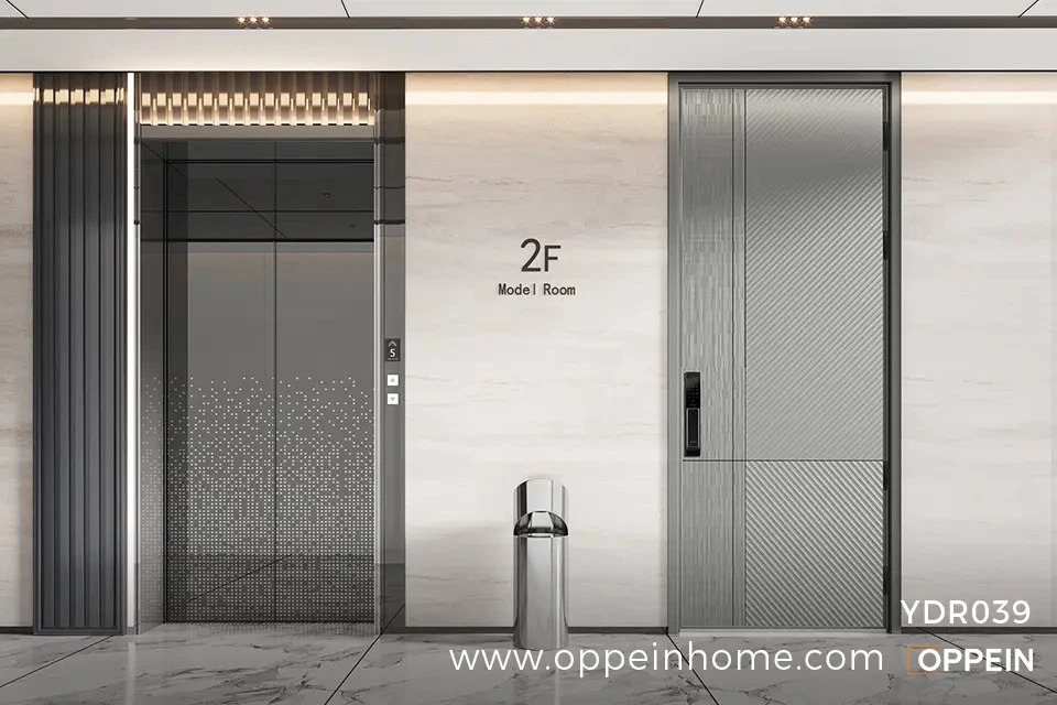Modern Grey Commercial Interior Door for sale - YDR039