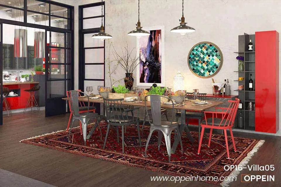 Modern Industrial Style in Full House Design OP16-Villa05