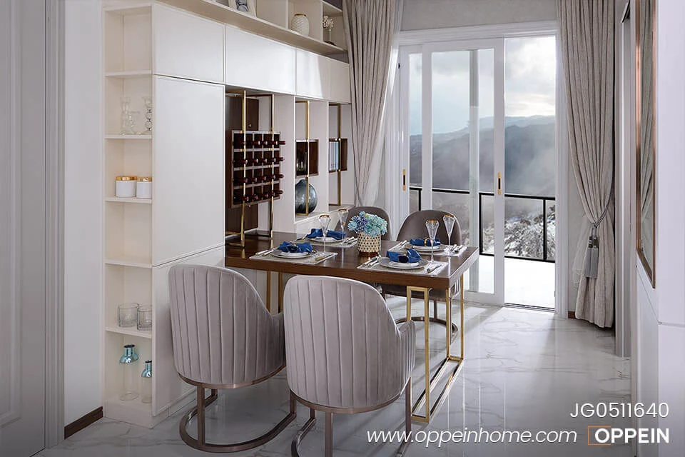 Contemporary Mid-Sized White Wine Cabinet JG0511640