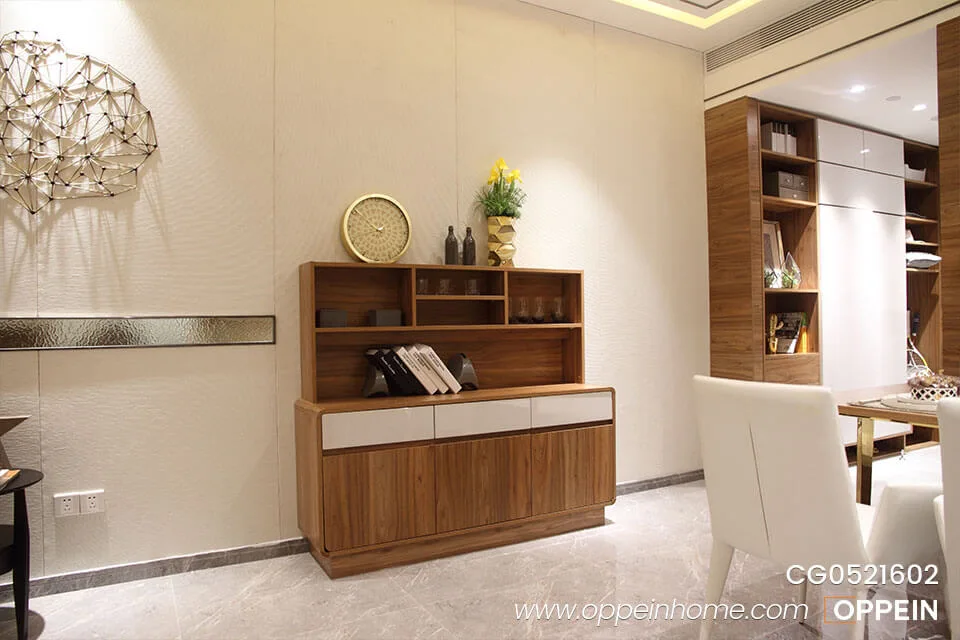 Contemporary Small Wood Grain Sideboard CG0521602