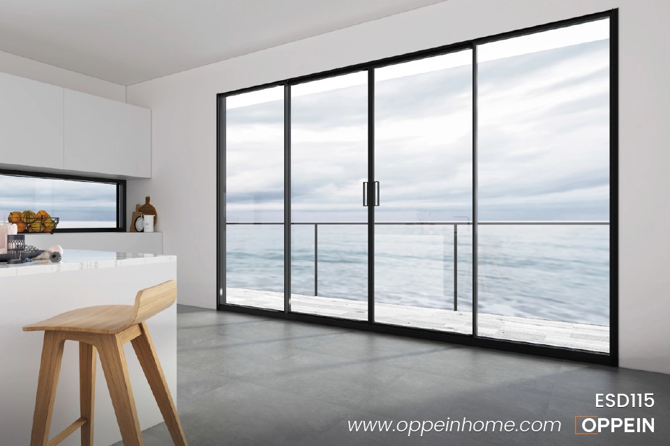 Double Track Aluminium Sliding Door ESD115