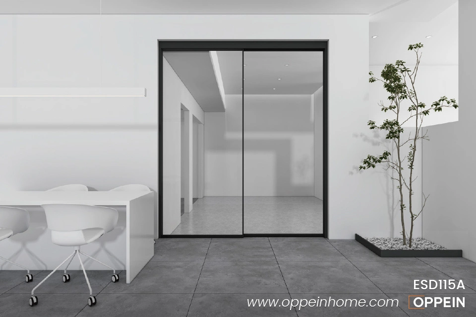 Double Track Magnetic Sliding Door ESD115A
