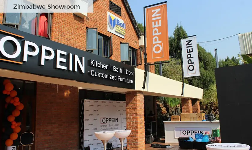 oppein zimbabwe kitchen showroom