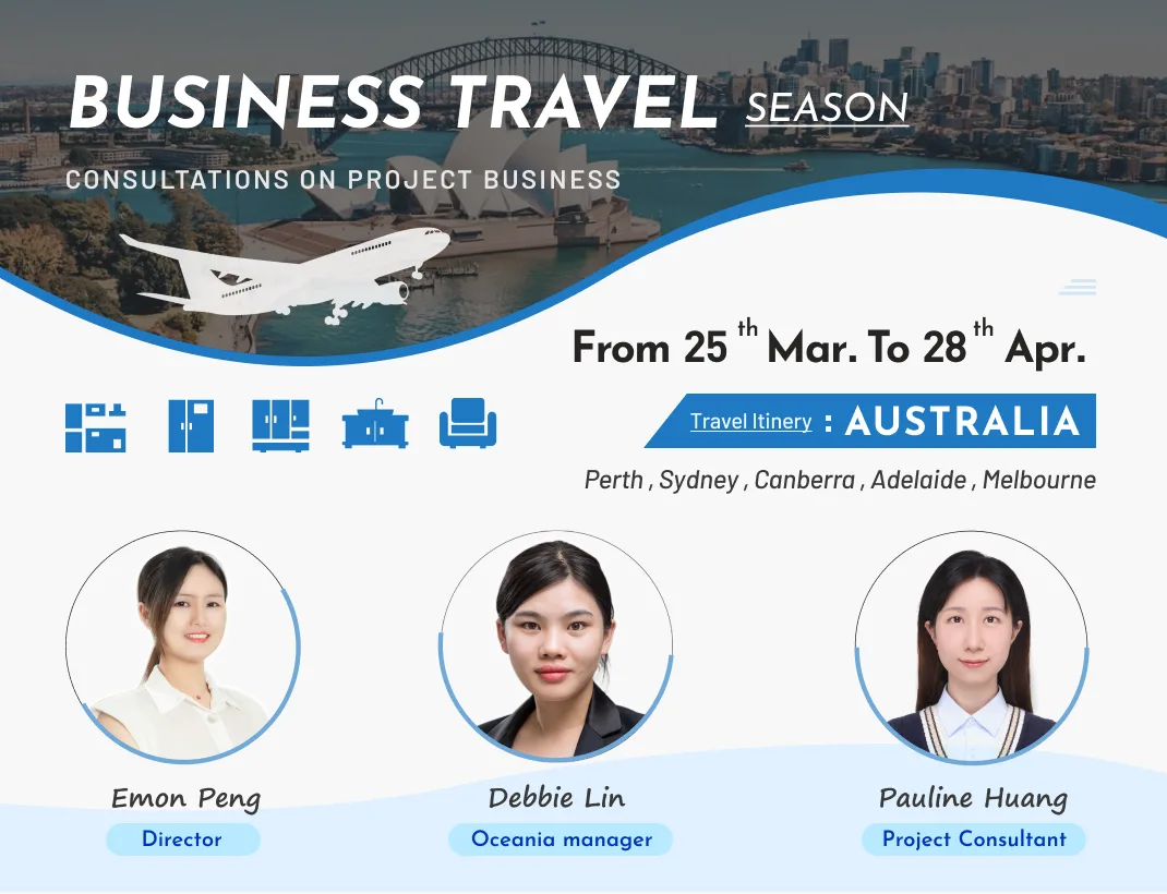 OPPEIN Business Team to Travel Australia in March and April 2023