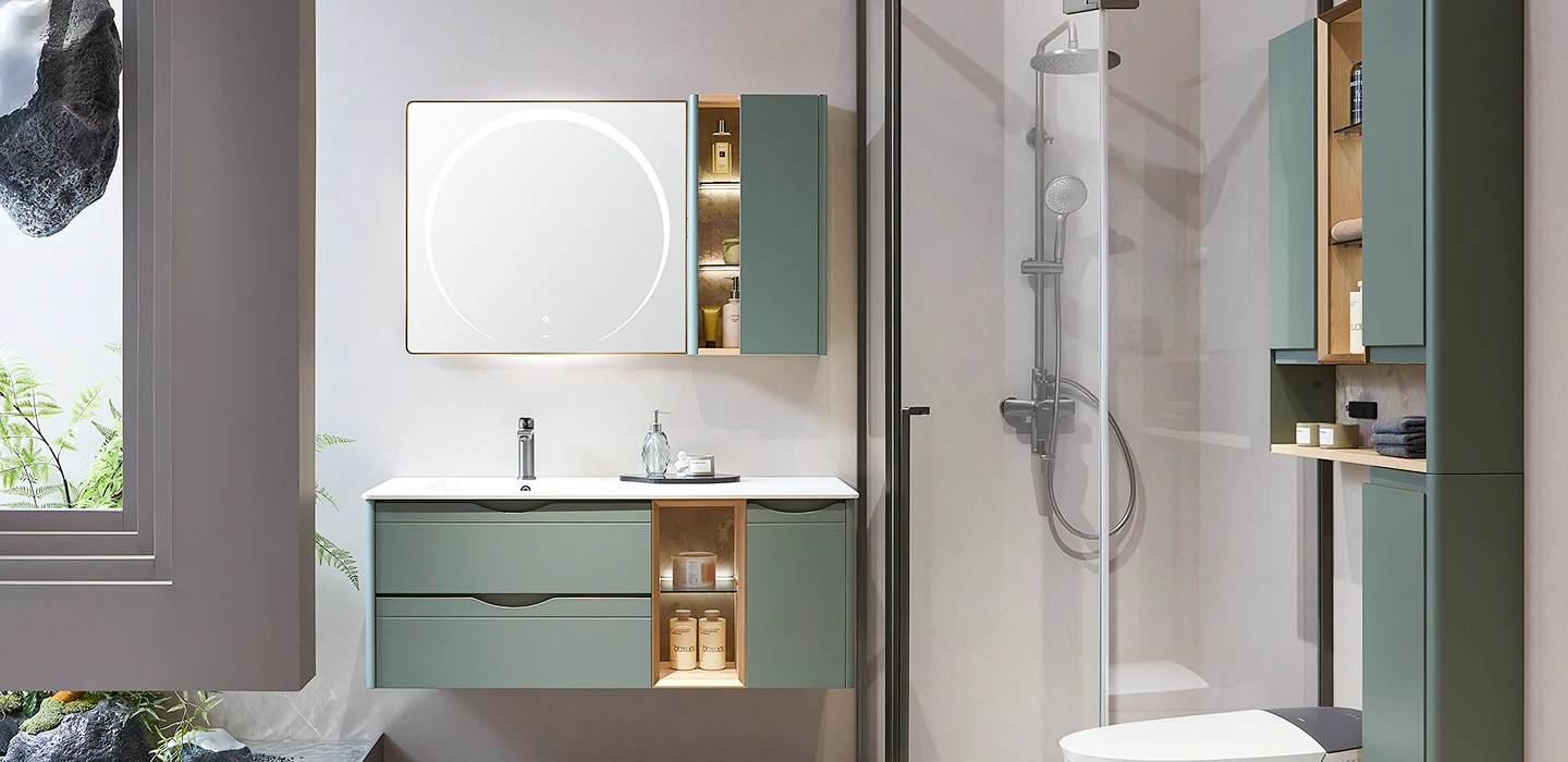 sage-green-wall-mounted-bathroom-vanity-with-white-countertop-modern-style