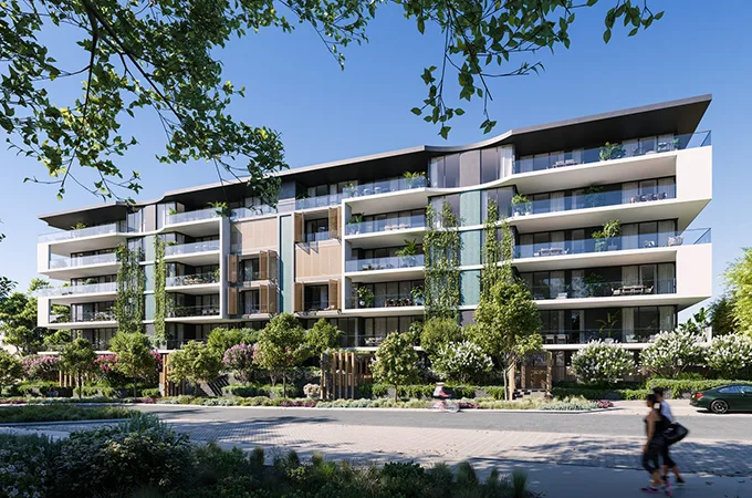 Modern Minimalist Kitchens and Bathrooms for Perth Florin Apartments