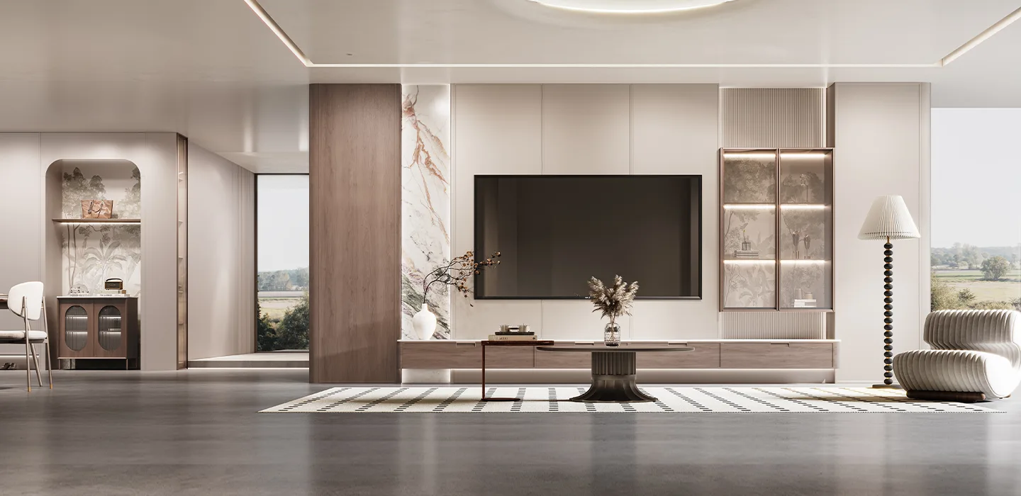 walnut-and-white-full-house-furniture-in-retro-maillard-style-living-room-tv-cabinets walnut-and-white-full-house-furniture-in-retro-maillard-style-living-room-tv-cabinets