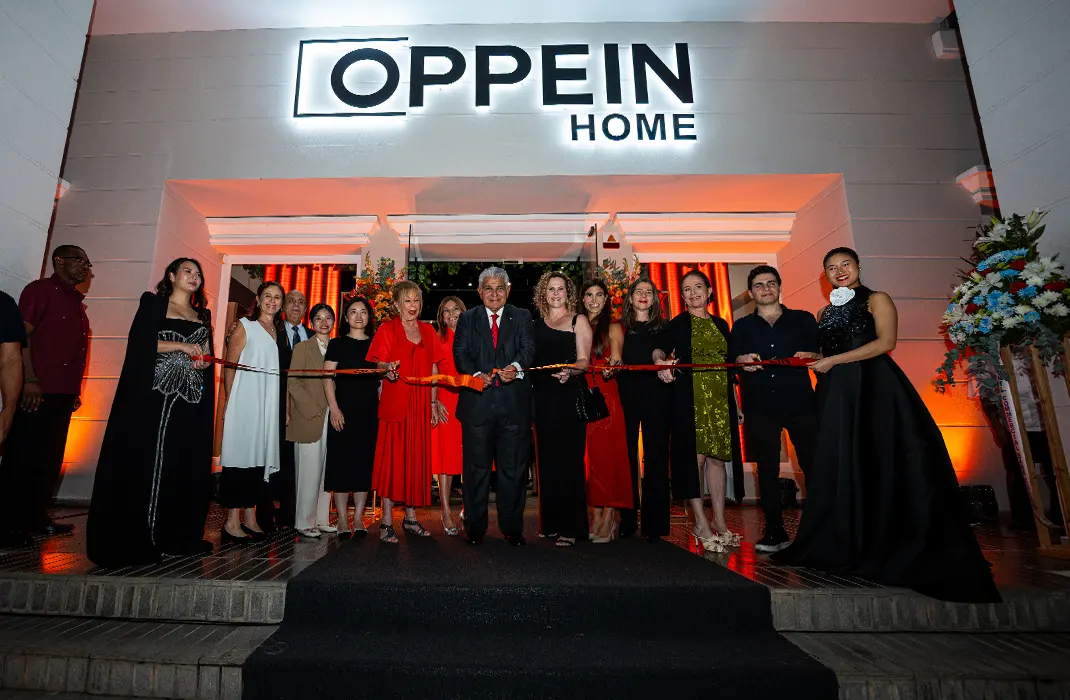Panama's New President Attends Grand Opening of Oppein Panama