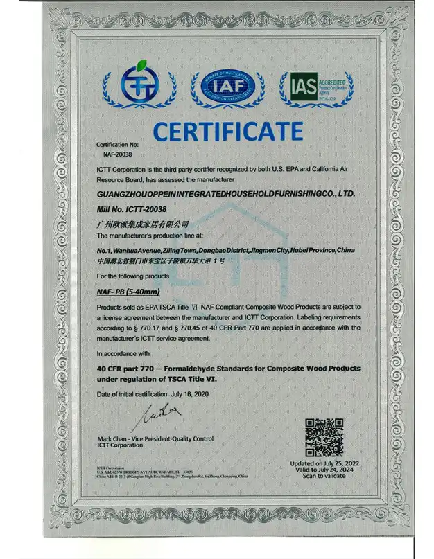 Certifications