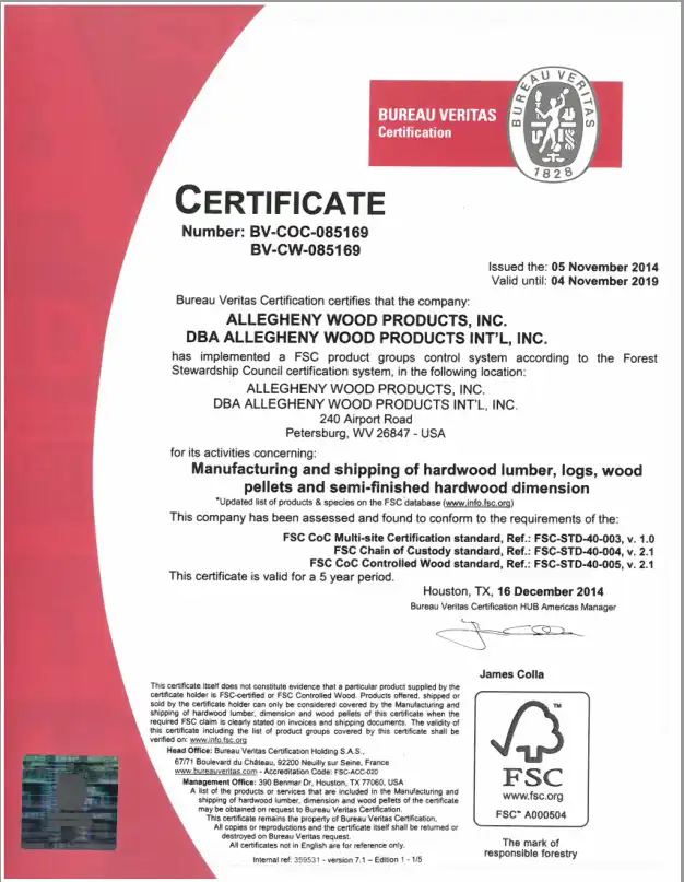 Certifications